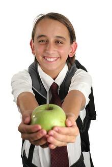 Apple for the teacher!