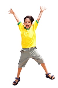 Happy Music Student